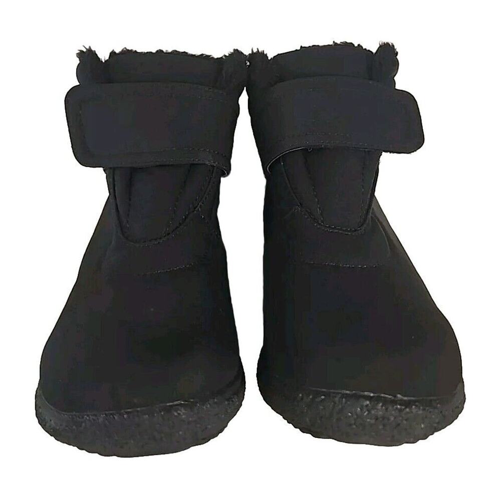 Madi Ankle Strap Waterproof Bootie Women's Size 9 Black Boots - Picture 5 of 7